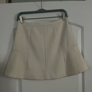 J Crew A Line Skirt Ivory